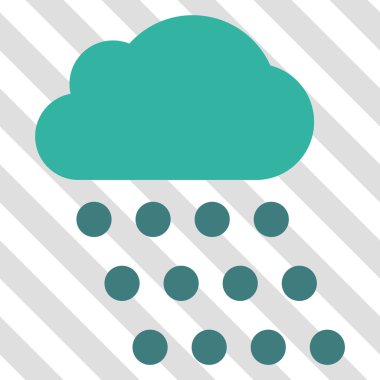 yağmur bulutu vektör simgesi