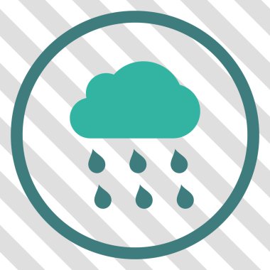 yağmur bulutu vektör simgesi