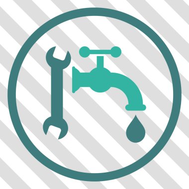 Sıhhi tesisat vektör simgesi