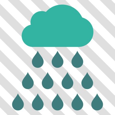 yağmur bulutu vektör simgesi