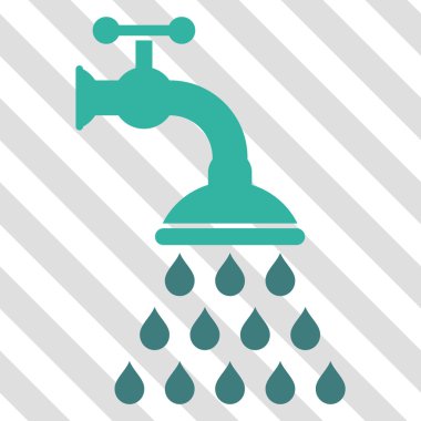 Duş musluk vektör simgesi