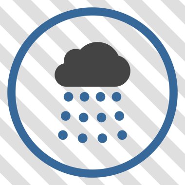 yağmur bulutu vektör simgesi