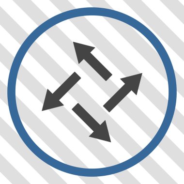 Santrifüj okları vektör simgesi