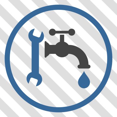 Sıhhi tesisat vektör simgesi