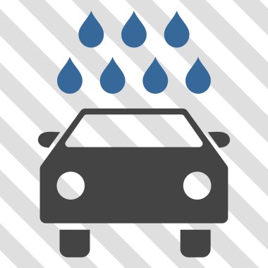 Araba duş vektör simgesi