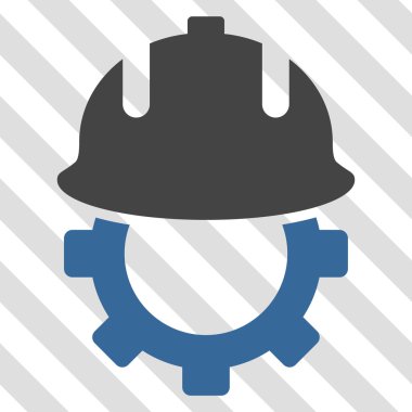 Geliştirme kask vektör simgesi