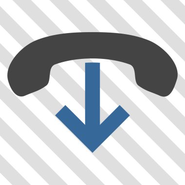 Vektör simge telefon asmak