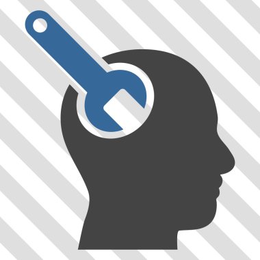 Beyin aracı vektör simgesi