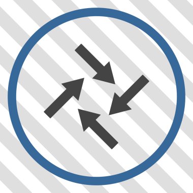 Merkezcil okları vektör simgesi