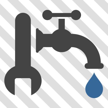Sıhhi tesisat vektör simgesi