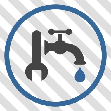 Sıhhi tesisat vektör simgesi