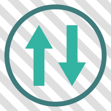 Dikey Çevir ok simge vektör