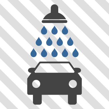 Araba duş vektör simgesi