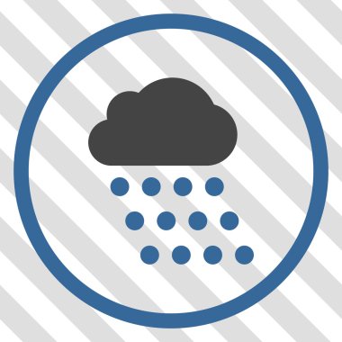 yağmur bulutu vektör simgesi