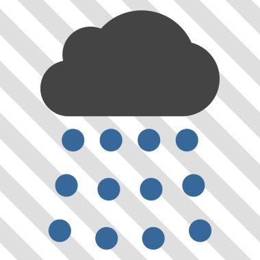 yağmur bulutu vektör simgesi