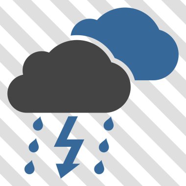 Fırtına bulutları vektör simgesi