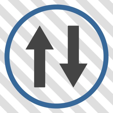 Dikey Çevir ok simge vektör