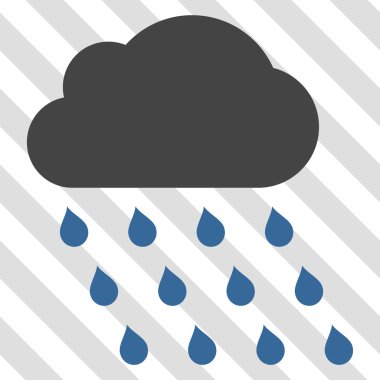 yağmur bulutu vektör simgesi