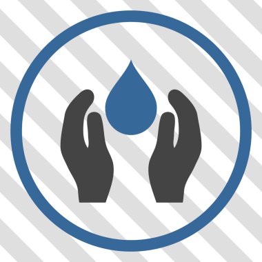 Su bakım vektör simgesi