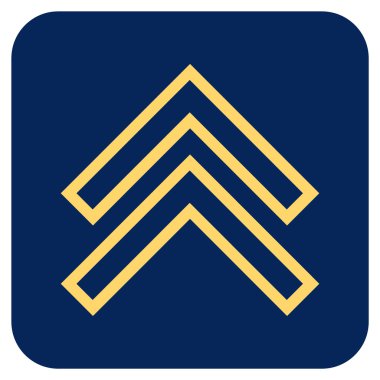 Düz kare vektör simge kayması