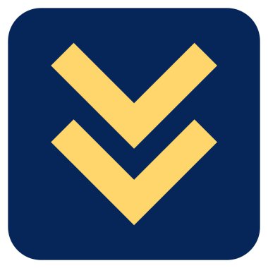 Düz kare vektör simgesi kaydır