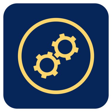 Vites düz kare vektör simgesi