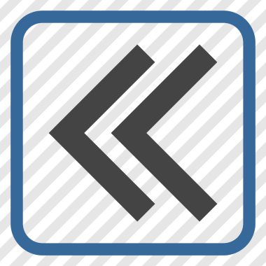 Shift Sol vektör simgesi bir çerçeve içinde