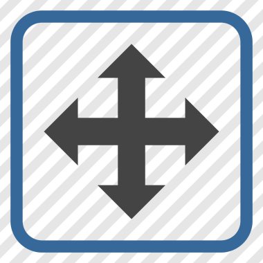 Bir çerçeve içinde vektör simgesini genişletin