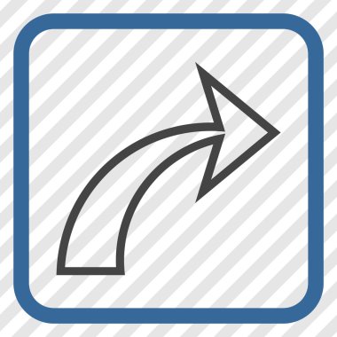 Vektör simgesi bir çerçeve içinde Yinele