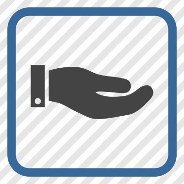 El vektör simgesi bir çerçeve içinde