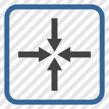 Etkisi oklar bir çerçeve içinde simge vektör