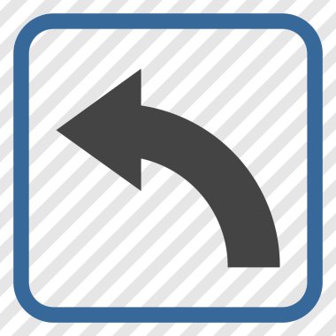 Sol vektör simgesi bir çerçeve içinde döndürme