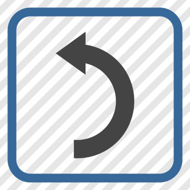 Sol vektör simgesi bir çerçeve içinde döndürme