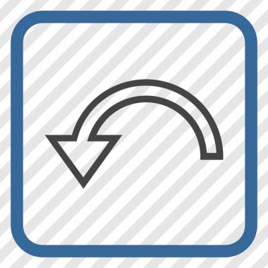 Sol vektör simgesi bir çerçeve içinde döndürme