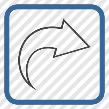 Vektör simgesi bir çerçeve içinde Yinele