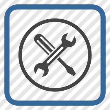 Vektör simgesi bir çerçeve içinde ayarlama