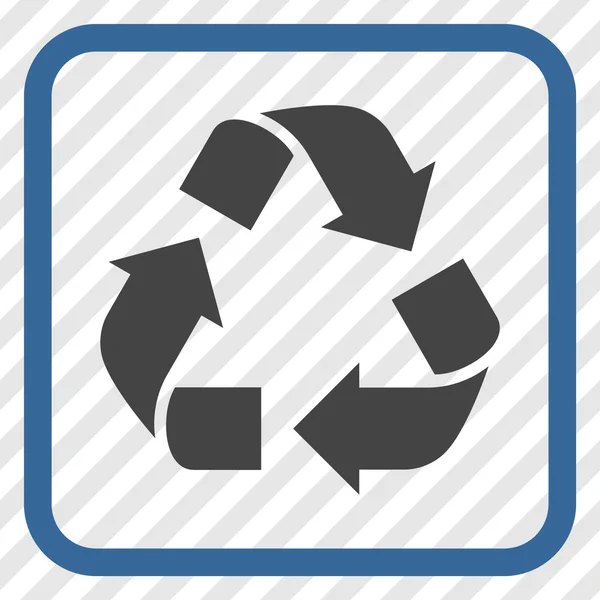 Recycle Vector Icon In een Frame — Stockvector