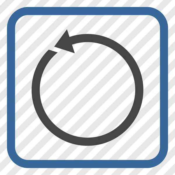 Rotation de l'icône vectorielle CCW dans un cadre — Image vectorielle