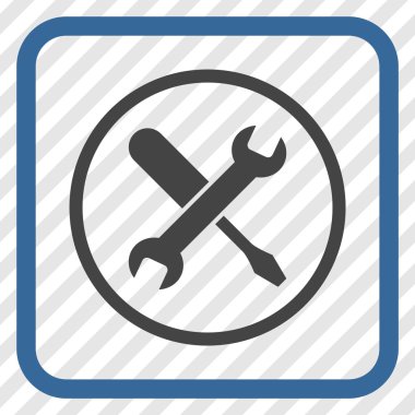 Vektör simgesi bir çerçeve içinde ayarlama