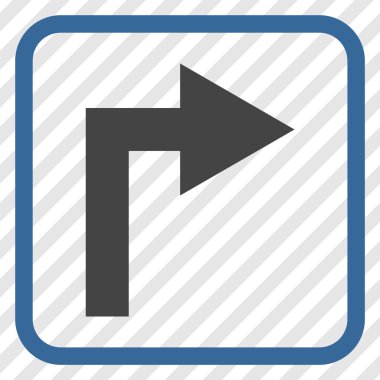 Doğru vektör simge bir çerçevede açmak