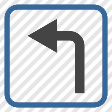 Sol vektör simge bir çerçevede açmak