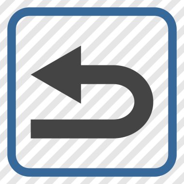 Sol vektör simge bir çerçevede açmak