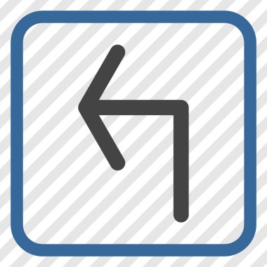 Sol vektör simge bir çerçevede açmak