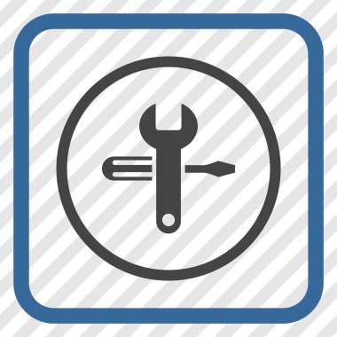 Vektör simgesi bir çerçeve içinde ayarlama