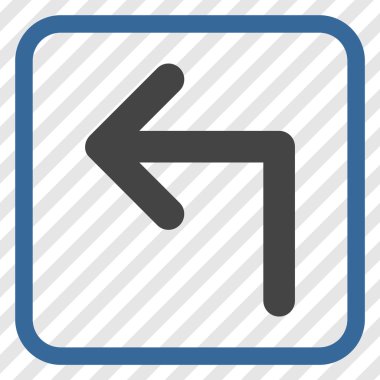 Sol vektör simge bir çerçevede açmak