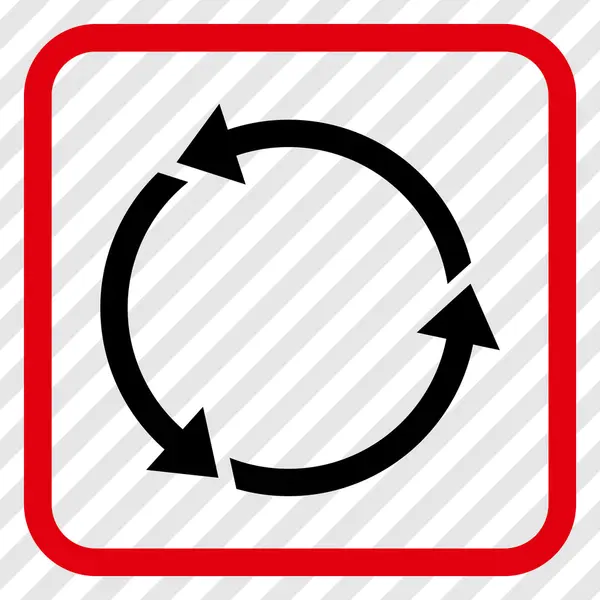 Recycle Vector Icon In een Frame — Stockvector
