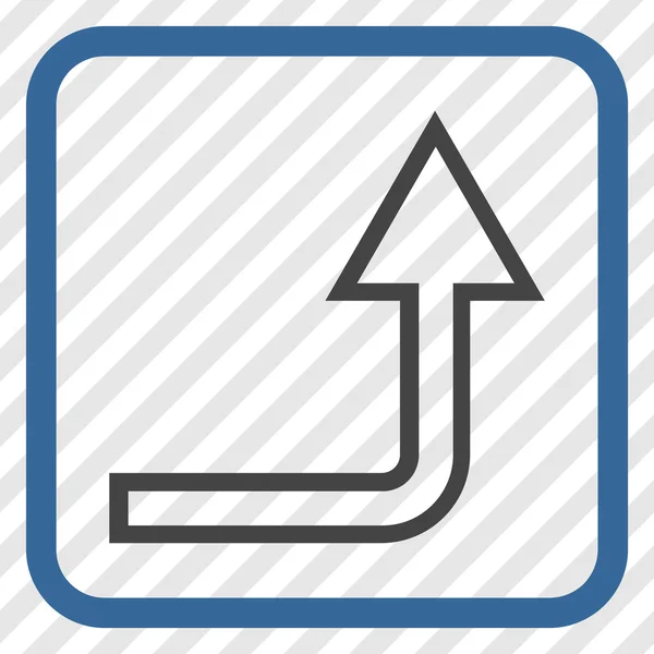 Vektor-Symbol in einem Frame öffnen — Stockvektor