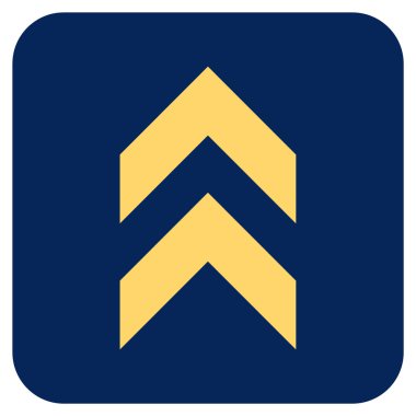 Düz kare vektör simge kayması