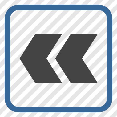 Shift Sol vektör simgesi bir çerçeve içinde