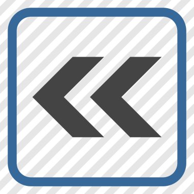 Shift Sol vektör simgesi bir çerçeve içinde